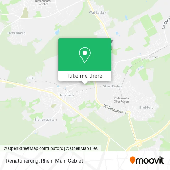 Карта Renaturierung