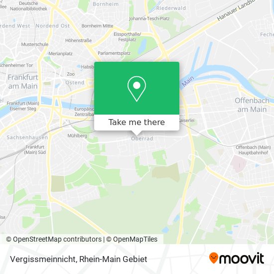 Vergissmeinnicht map