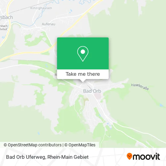 Карта Bad Orb Uferweg
