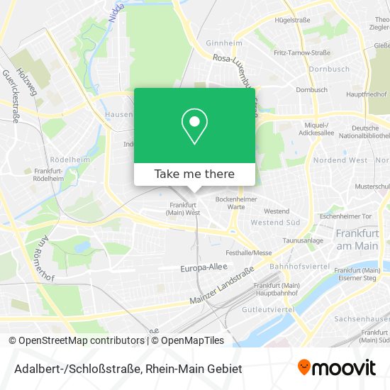Adalbert-/Schloßstraße map