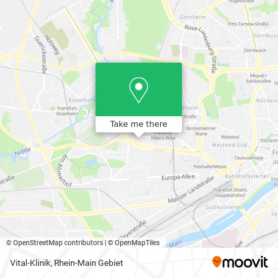 Карта Vital-Klinik