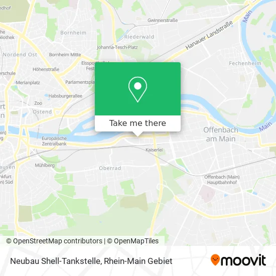 Карта Neubau Shell-Tankstelle