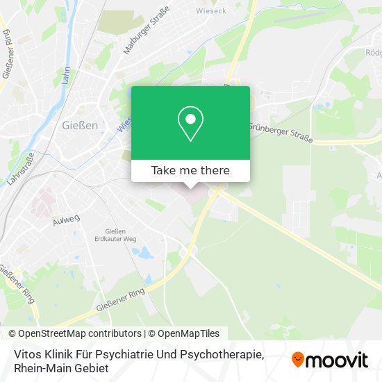 Карта Vitos Klinik Für Psychiatrie Und Psychotherapie