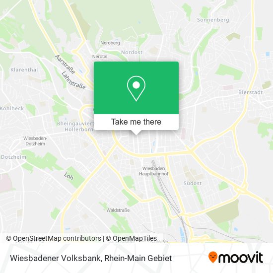 Wiesbadener Volksbank map