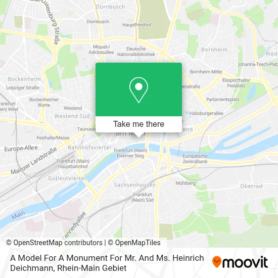 A Model For A Monument For Mr. And Ms. Heinrich Deichmann map