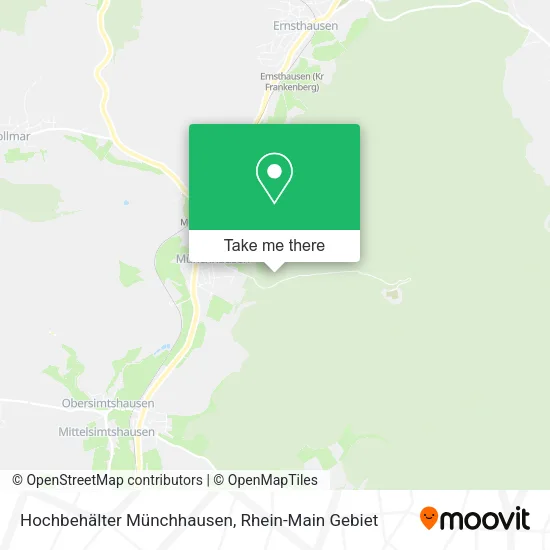 Карта Hochbehälter Münchhausen