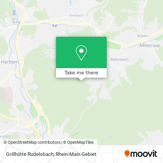 Grillhütte Rudelsbach map