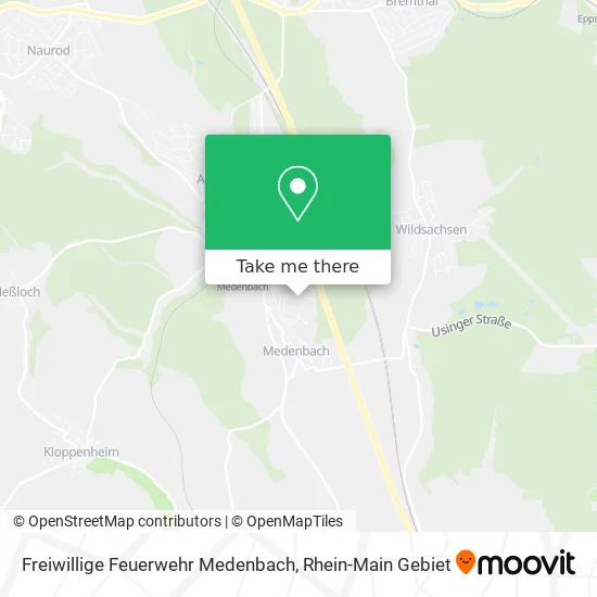 Freiwillige Feuerwehr Medenbach map
