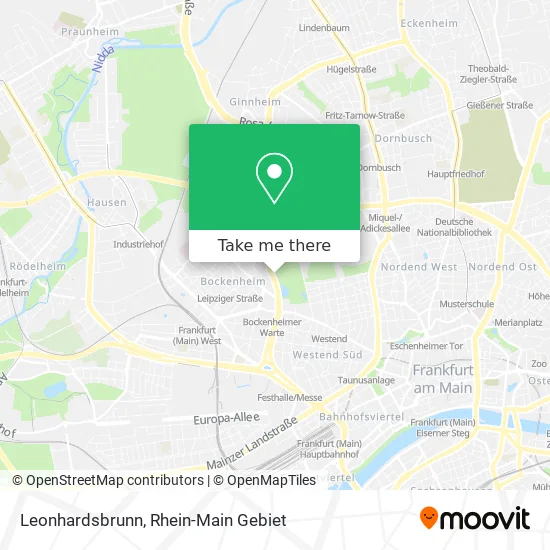 Карта Leonhardsbrunn