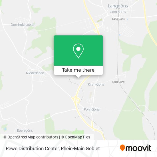 Rewe Distribution Center map