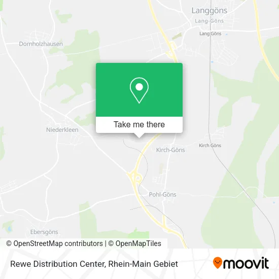 Rewe Distribution Center map