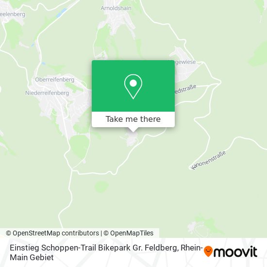 Einstieg Schoppen-Trail Bikepark Gr. Feldberg map