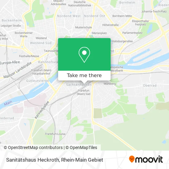 Карта Sanitätshaus Heckroth