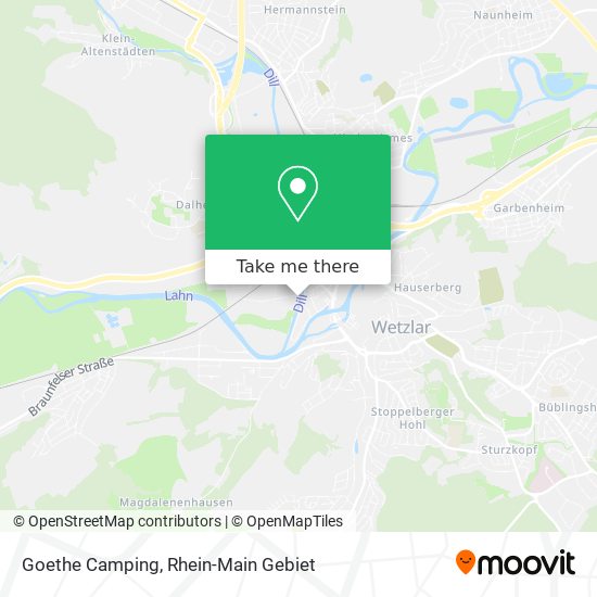 Goethe Camping map