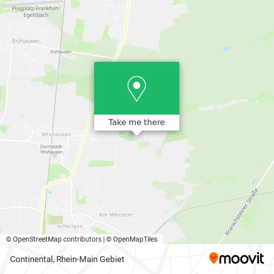 Карта Continental