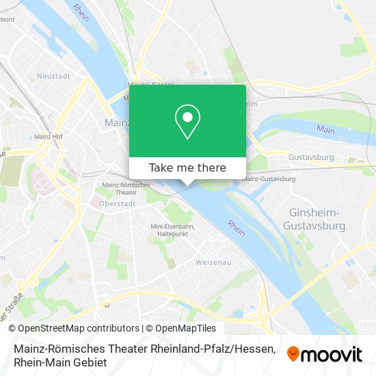 Mainz-Römisches Theater Rheinland-Pfalz / Hessen map