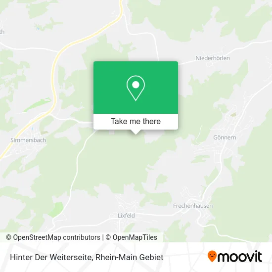 Карта Hinter Der Weiterseite