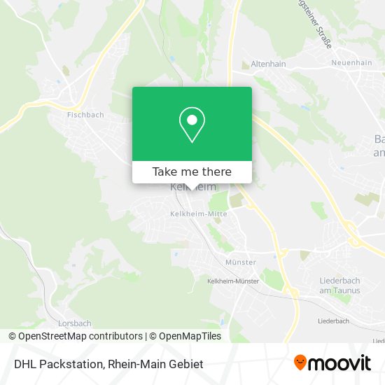 DHL Packstation map