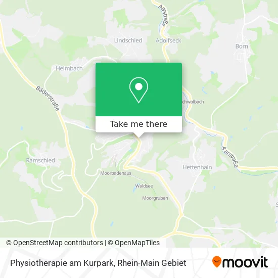 Карта Physiotherapie am Kurpark