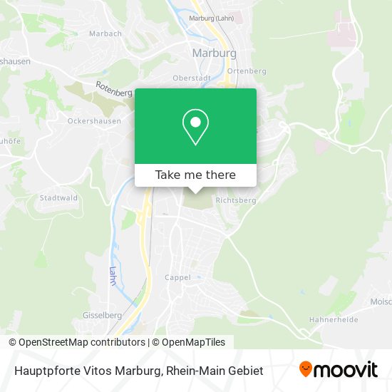 Hauptpforte Vitos Marburg map