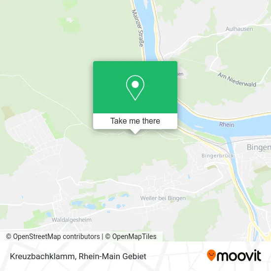 Карта Kreuzbachklamm