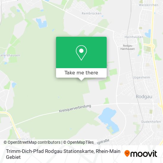 Trimm-Dich-Pfad Rodgau Stationskarte map