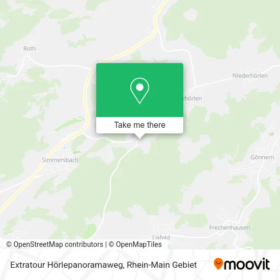 Карта Extratour Hörlepanoramaweg