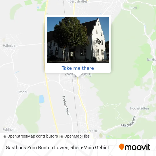 Карта Gasthaus Zum Bunten Löwen