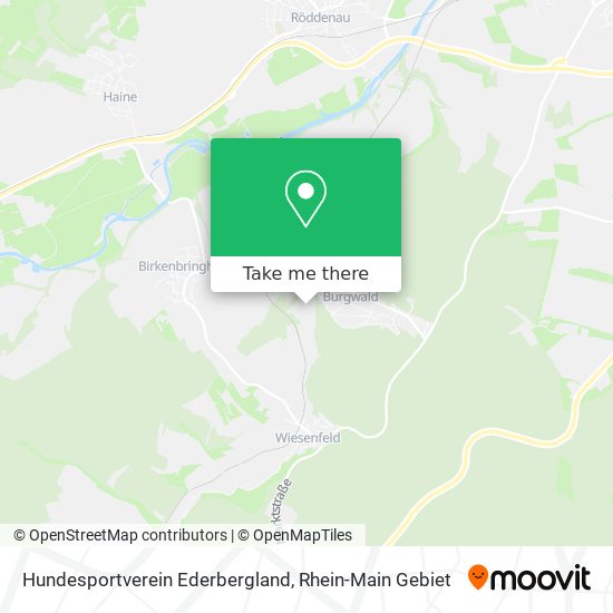 Hundesportverein Ederbergland map