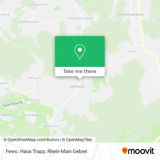 Карта Fewo. Haus Trapp