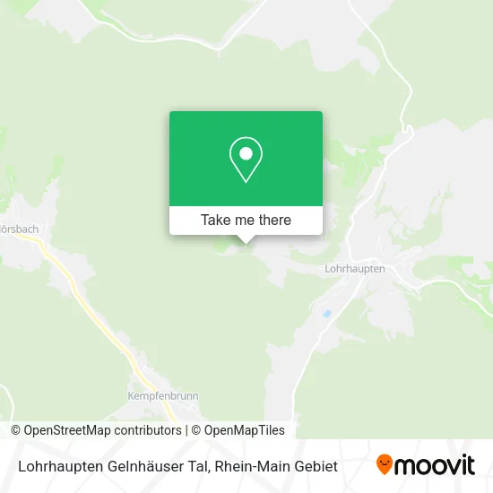 Карта Lohrhaupten Gelnhäuser Tal