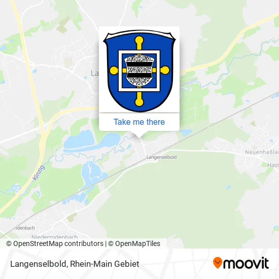 Карта Langenselbold