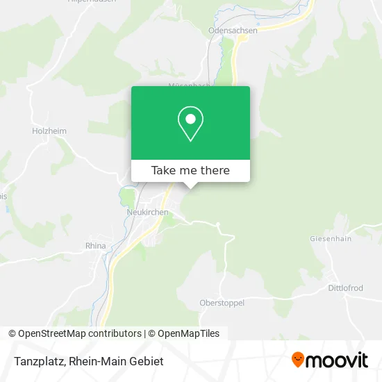 Карта Tanzplatz