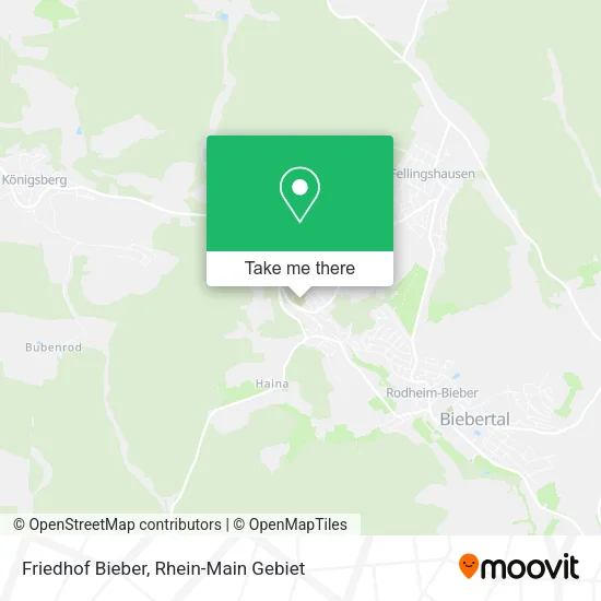Карта Friedhof Bieber