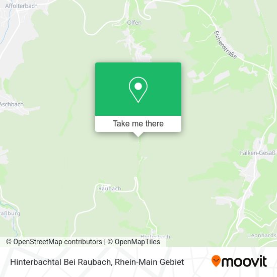 Карта Hinterbachtal Bei Raubach