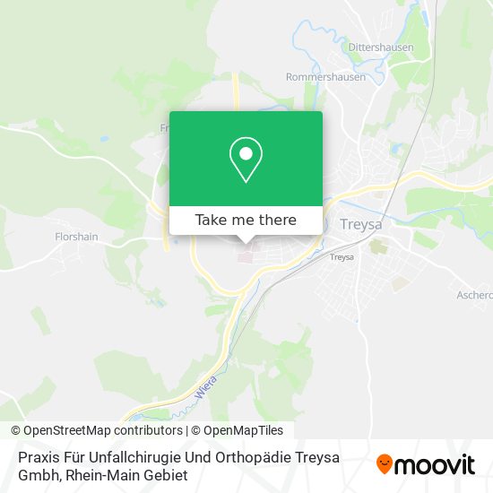 Карта Praxis Für Unfallchirugie Und Orthopädie Treysa Gmbh