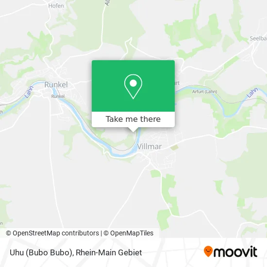 Карта Uhu (Bubo Bubo)