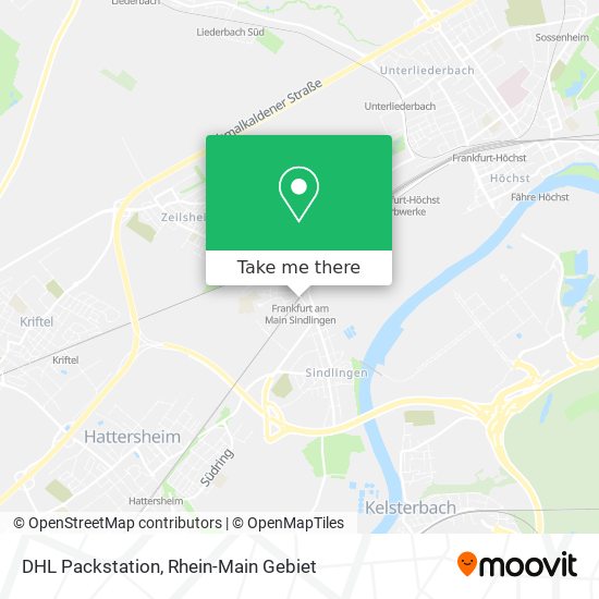 DHL Packstation map