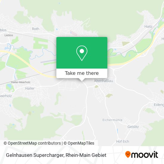 Gelnhausen Supercharger map