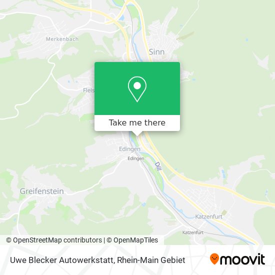 Uwe Blecker Autowerkstatt map