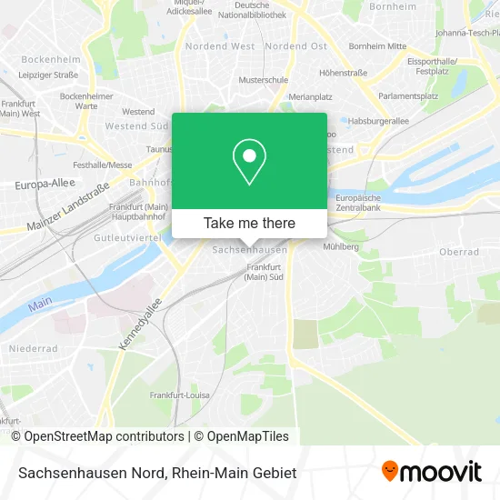 Карта Sachsenhausen Nord