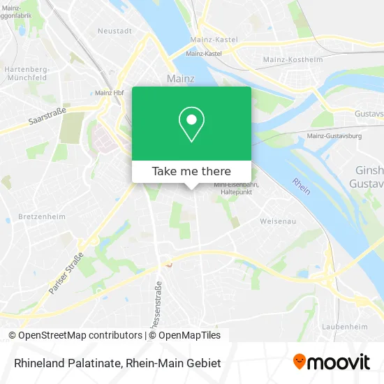 Карта Rhineland Palatinate