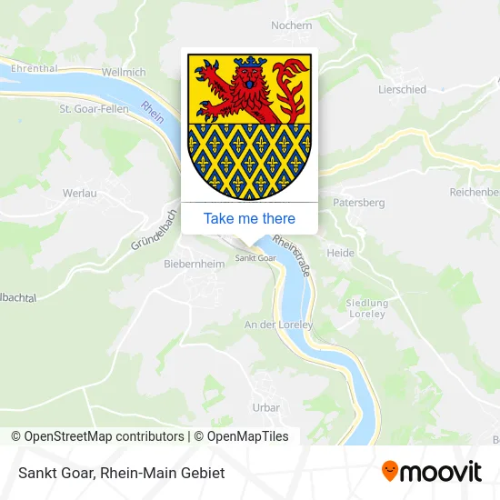 Карта Sankt Goar