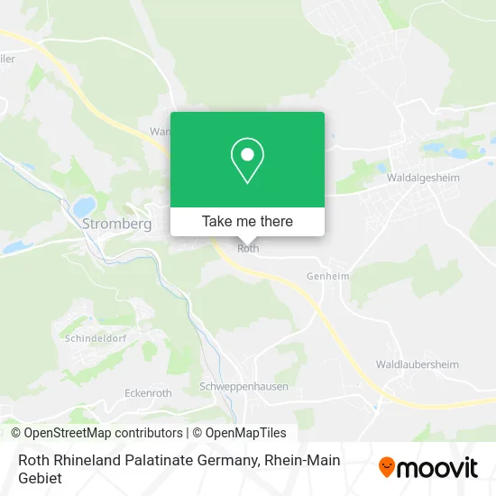 Карта Roth Rhineland Palatinate Germany