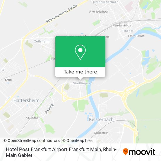Hotel Post Frankfurt Airport Frankfurt Main map