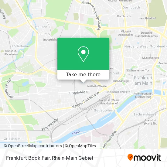 Карта Frankfurt Book Fair