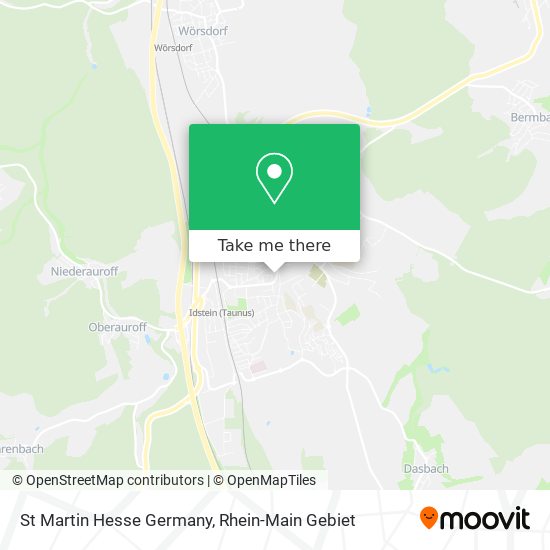 Карта St Martin Hesse Germany