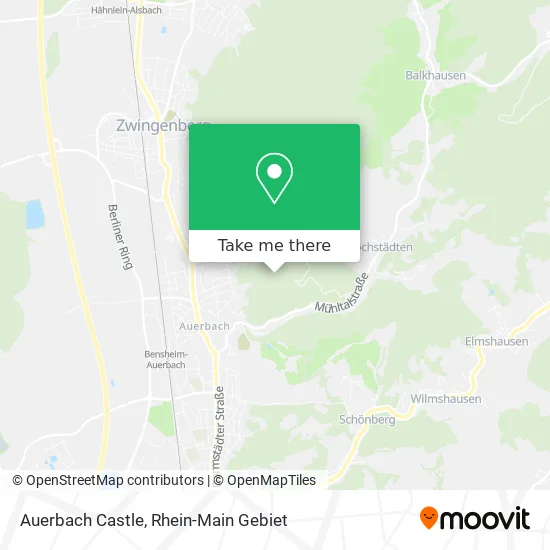 Карта Auerbach Castle