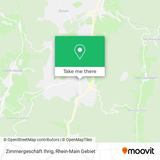 Zimmergeschäft Ihrig map