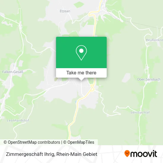 Карта Zimmergeschäft Ihrig